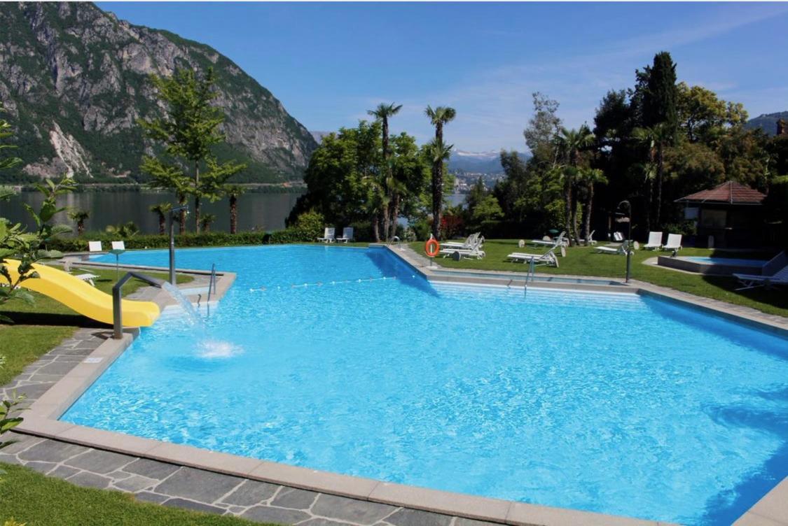 Holiday On The Lake Lugano Bissone Exterior photo